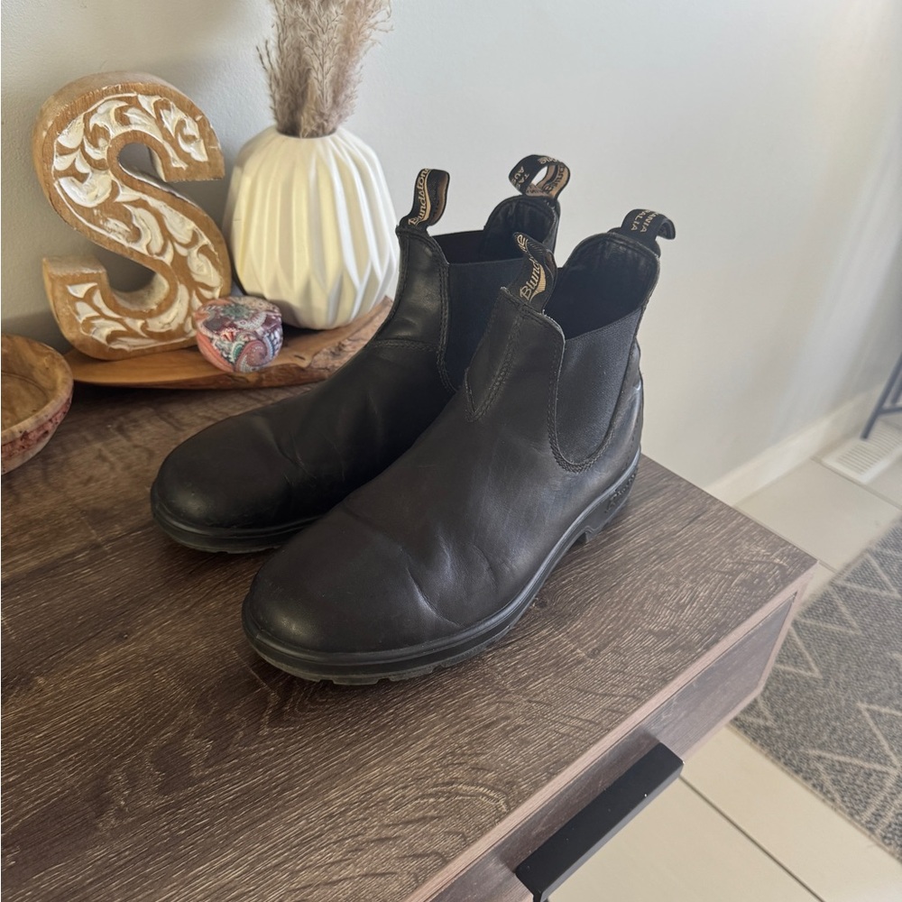 Blundstone Black Leather Chelsea Boots mens 9